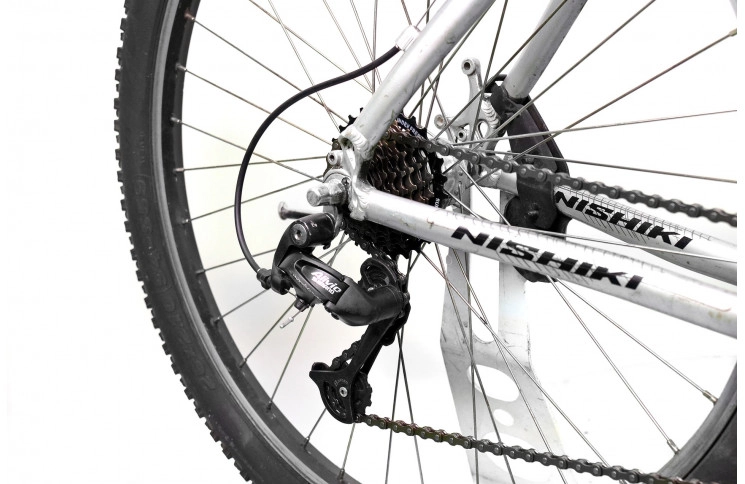 Горный велосипед Nishiki Timbuk 26" L серо-черный Б/У