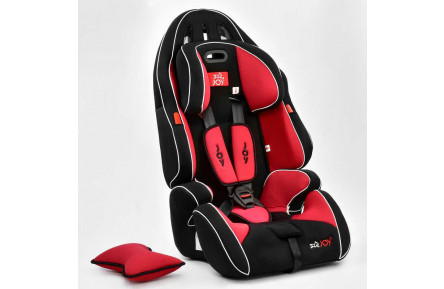 Автокресло универсальное G 1699 Цвет черно-красный 9-36 кг, с бустером, Joy