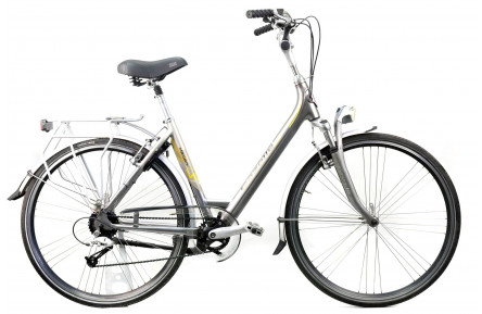 Гибридный велосипед Gazelle Medeo 28" S серый Б/У