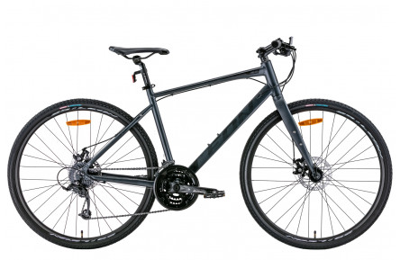 Велосипед 28" Leon HD-80 DD 2022 (сірий із чорним (м))