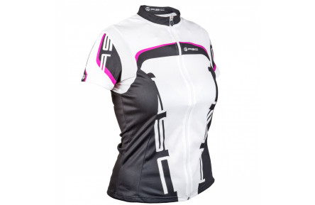 Футболка жіноча Author Lady Sport 15A, розмір XS, біло/ рожево чорна