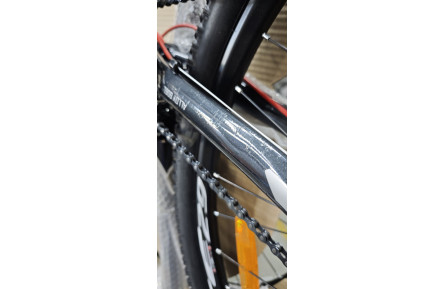 Велосипед уцененный AL 29" Discovery BASTION DD CS рама-19" серо-оранжевый 2025