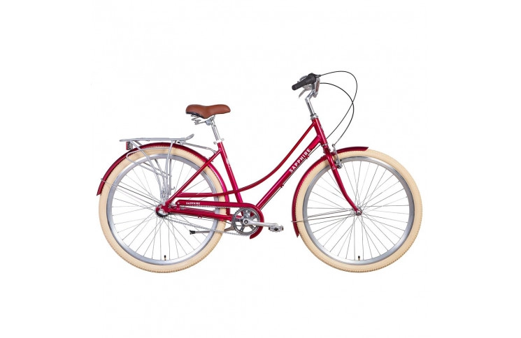 Велосипед Dorozhnik Sapphire Nexus 2021 28" 19" червоний