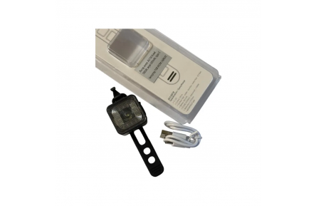 Ліхтар передній алюм. AU136 білий 100LM, акум.500mAh, type-C