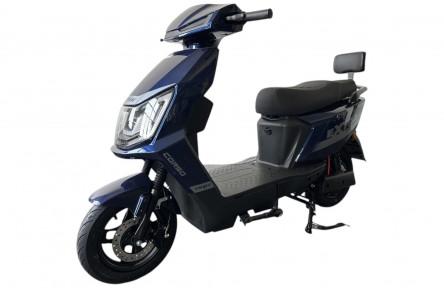 Электрический мопед Corso Extra XT-421683 (1200Вт литий-железо-фосфатный 64В 30Ач) 10" синий