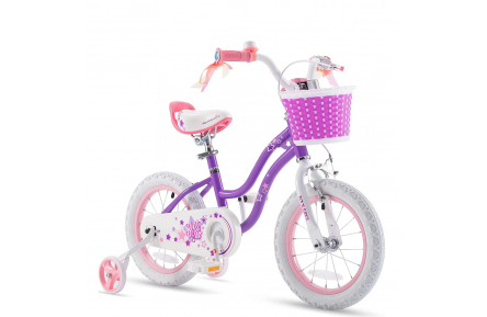 Велосипед RoyalBaby STAR GIRL 14", OFFICIAL UA, пурпурний
