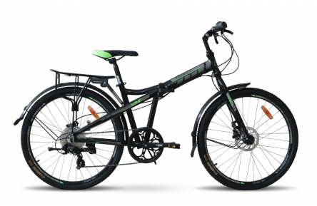 Велосипед VNC 2023 26" TerraWay A5 V8A5-2642-BG 42см (1834) black/grey (matt)