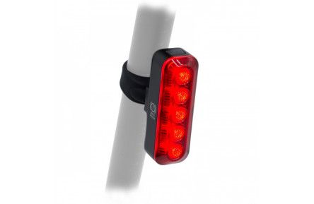 Фонарь задний безопасности Author XYRIUS Brake USB 400 lm, с красным рефлектором
