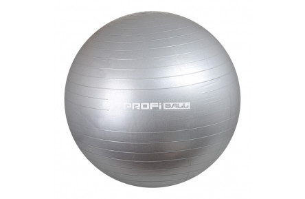 М'яч для фітнесу. Фітбол M 0276, 65 см  Сріблястий