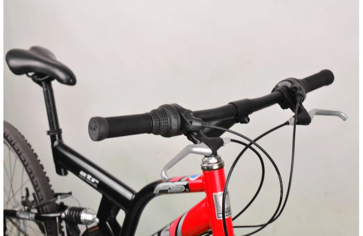 Двухподвесной велосипед Bocas STR 26" M черно-красный Б/У