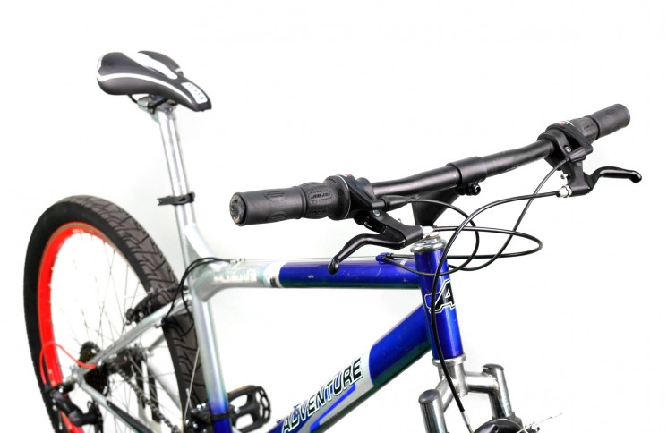 Горный велосипед Adventure FDX 700 26" L серо-синий Б/У