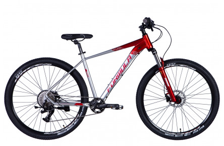 Велосипед AL 29" Formula ZEPHYR 1.0 AM HDD рама- 2024 (чорно-сріблястий) 