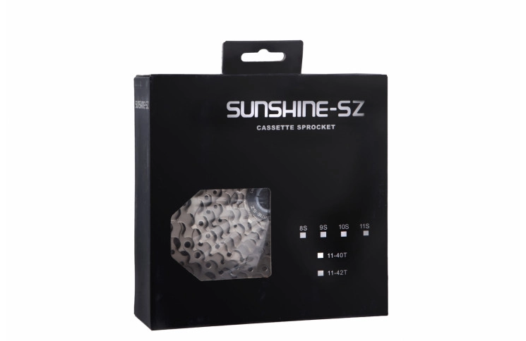 Касета Sunshine CS-HR10-42 на 2-му алюм. павуці, 10-ск., 11-42T