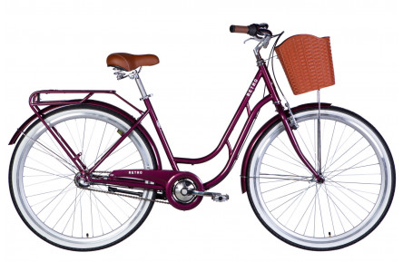 Велосипед ST 28" Dorozhnik RETRO PH рама-19" малиновий 2026