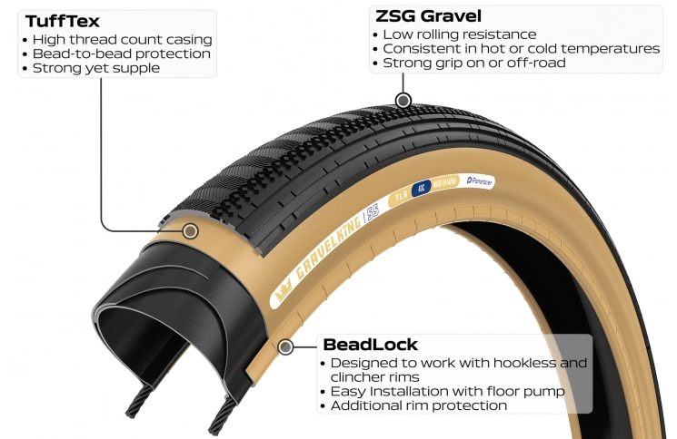 Покришка GRAVELKING SS Panaracer, 700x30C Black