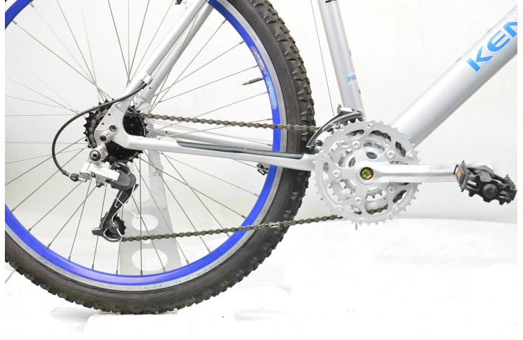 Гірський велосипед Kenosha Quebec 26" XL сріблясто-синій Б/В