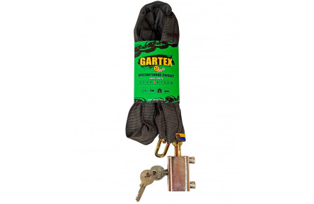 Протиугінний ланцюг (велозамок) Gartex S1 Light 1500x5 мм 002