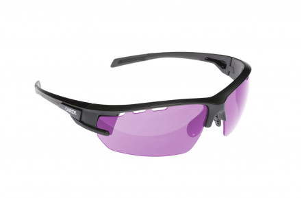 Очки ONRIDE Leader 40 матово-черные с линзами HD purple (19%)