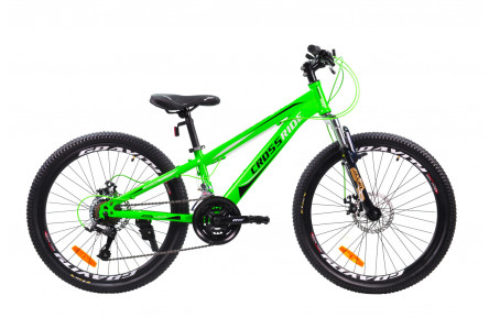 Подростковый велосипед Crossride Skyline 24" XS зелёный