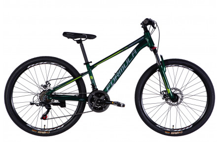 Велосипед AL 26" Formula MOTION DD FR рама-13" зелено-серый 2025