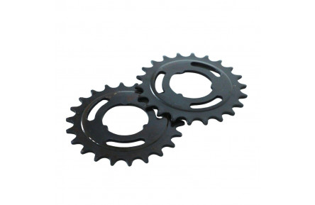 Зірка гальмівної втулки Сталь 22Т чорний для велосипеда Україна (10 шт)