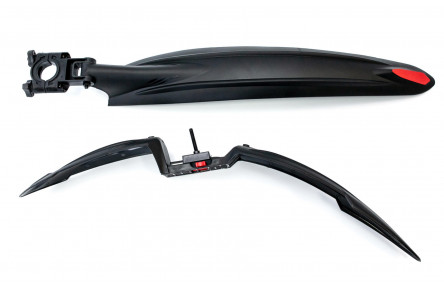 Крила 24-29" BRAVVOS FL-630-1 пластик чорні