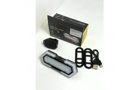 Ліхтар задній M4 з поворотами акум.800mAh, USB