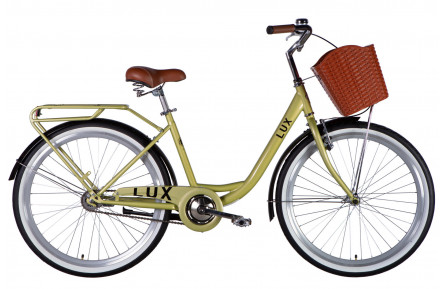 Велосипед ST 26" Dorozhnik LUX Velosteel рама-17" блідо-зелений 2025