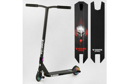 Самокат трюковий Т-60738 Best Scooter "Warrior", HIC-система, ПЕГИ, алюміній, колеса PU, 120 мм, кермо 58 см