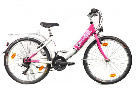 Підлітковий велосипед Delta 24" XS біло-рожевий Б/В
