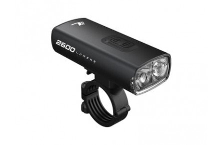 Світло переднє Longus CUBRIN 2600, 12 ф-цій, USB, чорний