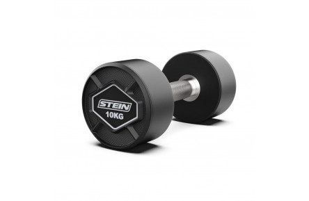 Гантель полиуретановая 10 кг. Stein. DB1071-10