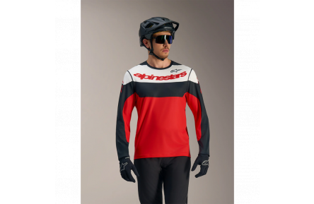 Джерсі Alpinestars A-DURA RACE LS JERSEY RED, XL