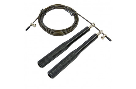 Швидкісна регульована скакалка MS 3407(Black) 290 см