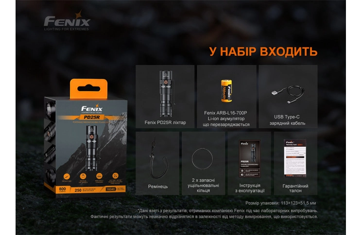 Ліхтар ручний Fenix PD25R