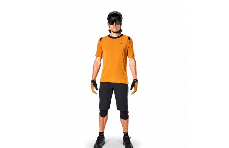 Джерси Alpinestars A-DURA DRI WOOL SS JERSEY DARK GOLD, M