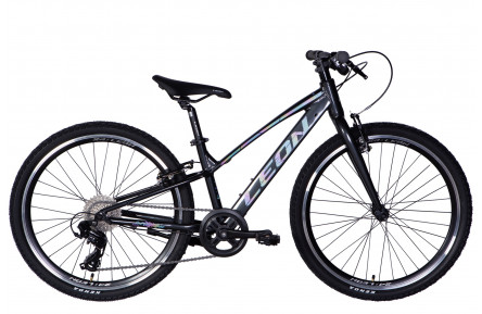 Велосипед AL 24" Leon JUNIOR Vbr CS рама-12" чорний 2025