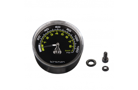 Манометр Birzman 120PSI Maha Push & Twist MTB
