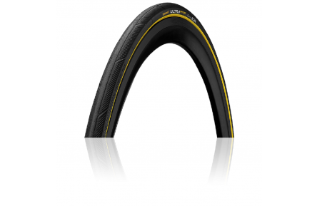 Покришка Continental Ultra Sport III 28" | 700 x 25C чорно/жовта, складана, skin