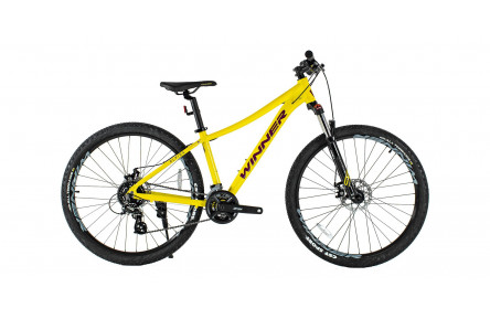 Велосипед жіночий 27.5" Winner Alpina 2022, 17", жовтий