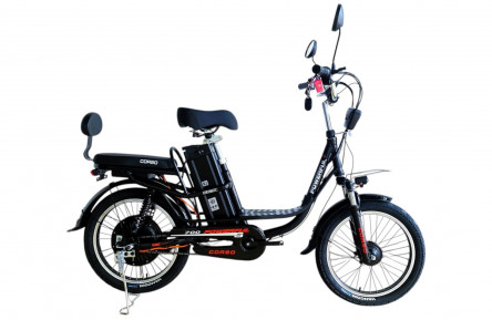 Электровелосипед Corso Powerfull 20" FW-70147 (700Вт литиевый 48В 20Ач) черный