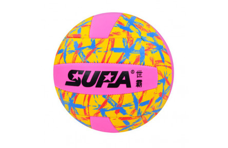 М'яч волейбольний MS 3883(Pink) діаметр 21,3 см, ПВХ, 260-280 грам