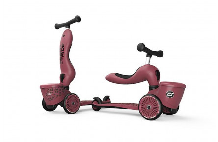 Самокат Scoot and Ride серии Highwaykick-1 Lifestyle вишневый, 1-5лет