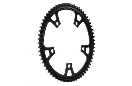 Передня зірка Gates Carbon Drive CDX алюмінієва 63T, ступінь 130, чорне анодування