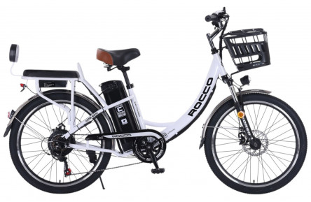 Электровелосипед Corso ROCCO 24" RC-90482 (500Вт аккумулятор 48В 20Ач) белый