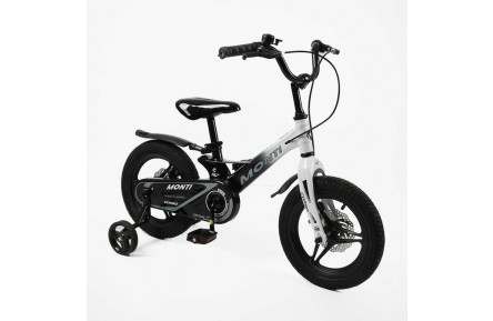 Велосипед 14" дюймів 2-х колісний Corso «Monti» MT-14231 (1) МАГНІЄВА РАМА, ЛИТІ ДИСКИ, ДИСКОВІ ГАЛЬМА, зібран на 75