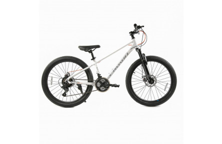 Велосипед дитячий RoyalBaby 24" JUNIOR MTB ALLOY 21 SPEED, OFFICIAL UA, White