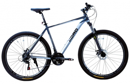 Велоcипед Corso Kord 29" KR-29812 21", сірий, Shimano 21 швидкість 