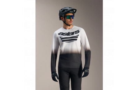 Джерсі Alpinestars A-DURA ASTARS LS JERSEY 2.0 WHITE/BLACK, L