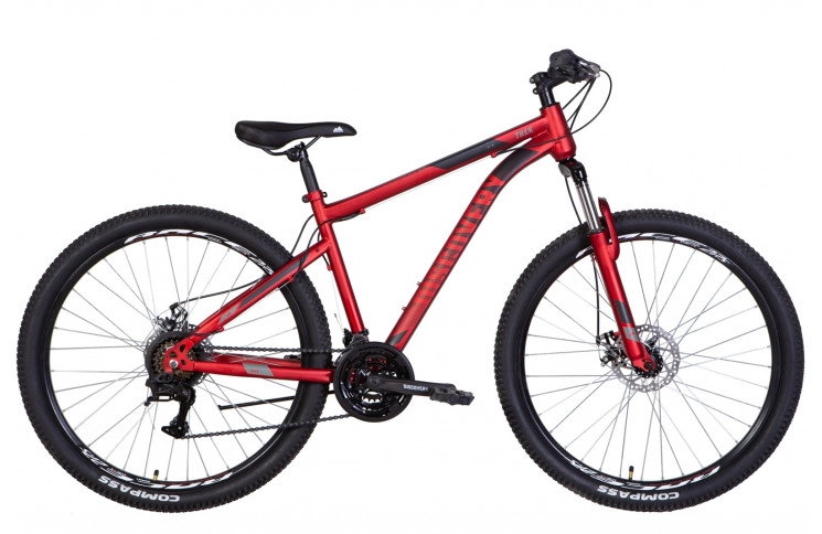 Велосипед 27.5" Discovery TREK AM DD 2022 (червоний (м))